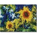 Trademark Global Michelle Calkins Sunflowers Canvas Art, 35 x 47