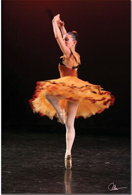 Trademark Global Martha Guerra Ballet II Canvas Art, 24 x 16