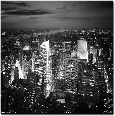 Trademark Global Nina Papiorek Times Square Canvas Art, 35 x 35
