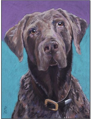 Trademark Global Pat Saunders White Max Canvas Art, 32 x 26