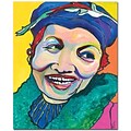 Trademark Global Pat Saunders White Koko Vivienne Canvas Art, 19 x 14