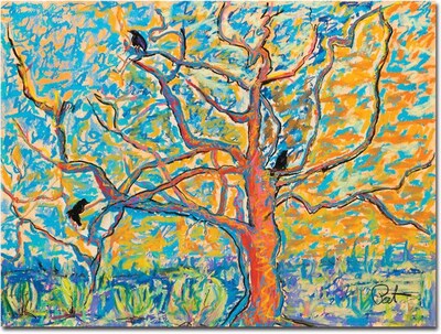 Trademark Global Pat Saunders White Wind Dances Canvas Art, 26 x 32