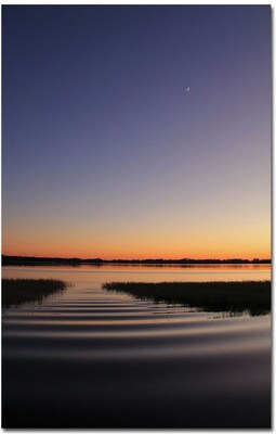 Trademark Global Patty Tuggle Sun Down, Moon Up Canvas Art, 47 x 30