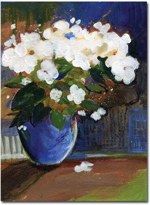 Trademark Global Sheila Golden The Blossoming Canvas Art, 19 x 14