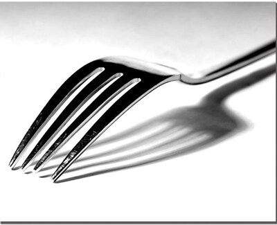 Trademark Global Tammy Davison Fork Canvas Art, 14 x 19