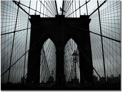 Trademark Global Tammy Davison Brooklyn Bridge Canvas Art, 24 x 32