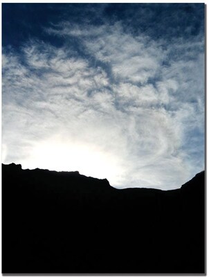Trademark Global Tammy Davison Mountain Silhouette Canvas Art, 32 x 24