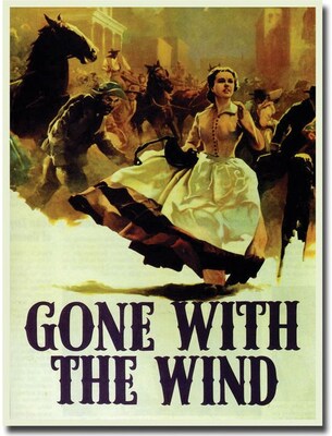 Trademark Global Gone with the Wind Canvas Art, 24 x 18