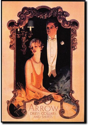 Trademark Global Joseph Leyendecker Arrow Dress Collars & Shirts Canvas Art, 19 x 14