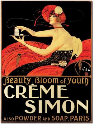 Trademark Global Emilio Vila Creme Simon Canvas Art, 24 x 18