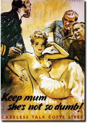 Trademark Global Keep Mum shes not so Dumb Canvas Art, 24 x 18