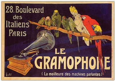 Trademark Global Le Gramaphone Canvas Art, 18 x 24