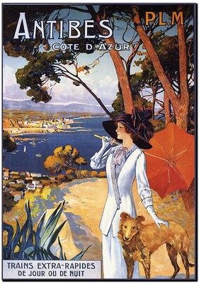 Trademark Global Antibes Cote DAzur Canvas Art, 32 x 24