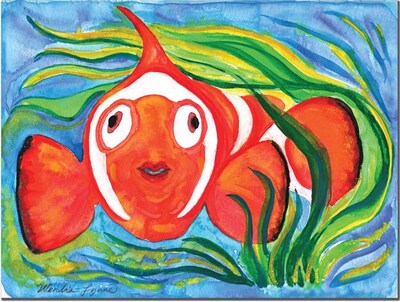 Trademark Global Wendra Clown Fish Canvas Art, 18 x 24