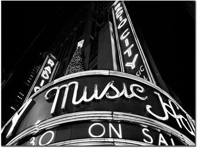 Trademark Global Yale Gurney Radio City Canvas Art, 14 x 19
