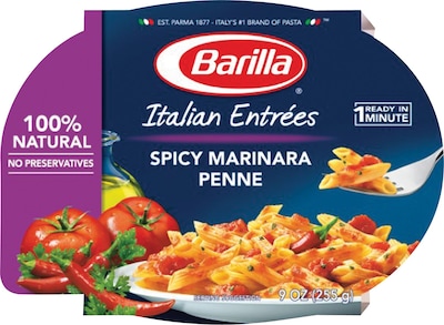 Barilla Italian Entrees, Spicy Marinara Penne, 6 Packs/Box