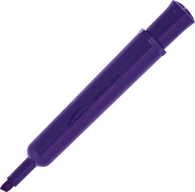 Integra Desk Highlighter, Chisel Tip, Fluorescent Purple
