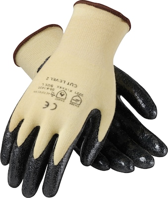 KutGard® Coated Work Gloves, Seamless Knit Cut Resistant Nitrile With Kevlar® & Lycra®, Medium, 12/Pair (09-K1450/M)