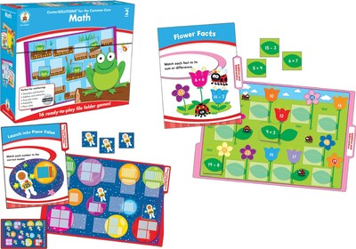 Carson-Dellosa Math File Folder Game, Grade 2
