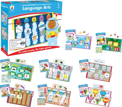Carson-Dellosa Language Arts File Folder Game, Grade 1