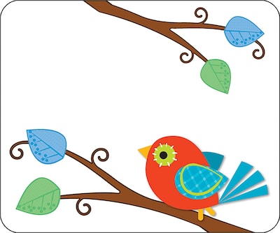 Carson-Dellosa Boho Birds Name Tags, 40/Pack