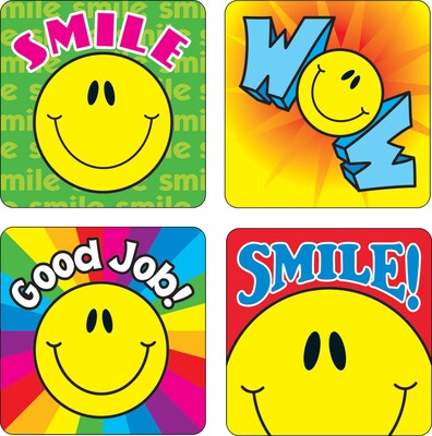 Carson-Dellosa Smiley Faces Stickers
