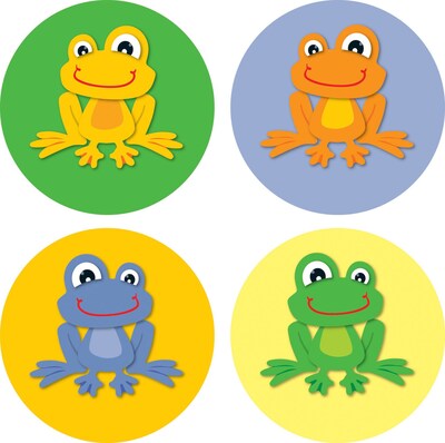 Carson-Dellosa FUNky Frogs Chart Seals, Grades PK - 8