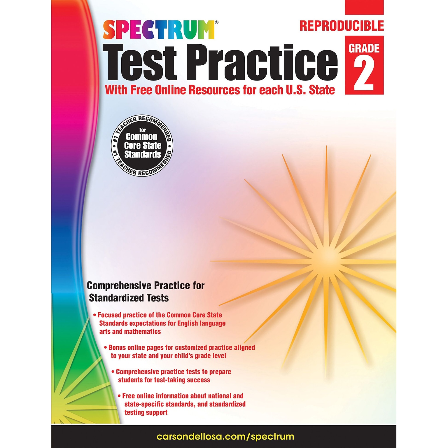 Spectrum Test Practice Grade 2 Workbook, Paperback