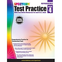 Spectrum Test Practice Grade 4 Workbook, Paperback