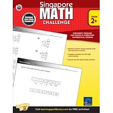 Frank Schaffer Singapore Math Challenge Workbook, Grades 2 - 5