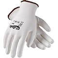 G-Tek 33-125 Polyurethane Coated Polyurethane Gloves, Large, 13 Gauge, White, 12 Pairs (33-125/L)