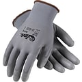 G-Tek 33-G125 Latex Coated Polyurethane Gloves, XL, 13 Gauge, Gray, 12 Pairs (33-G125/XL)