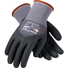 G-Tek Coated Work Gloves; MaxiFlex Ultimate Seamless Nylon Knit Liner, 3/4 Nitrile Coating, XL, 12Pr