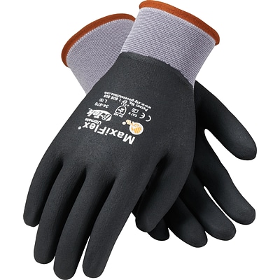 G-Tek® Coated Work Gloves; MaxiFlex® Ultimate™ Seamless Nylon Knit Liner W/Nitrile Coating, M, 12/Pr