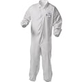 KleenGuard® A35 Shell Zipper Front Coverall With Liquid/Particles Protection; White, 2XL, 25/Ct