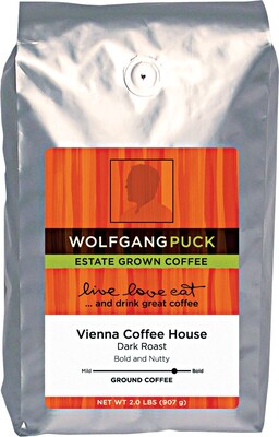 Wolfgang Puck Estate Grown Coffee; Vienna Coffee House, 2lb. Bag