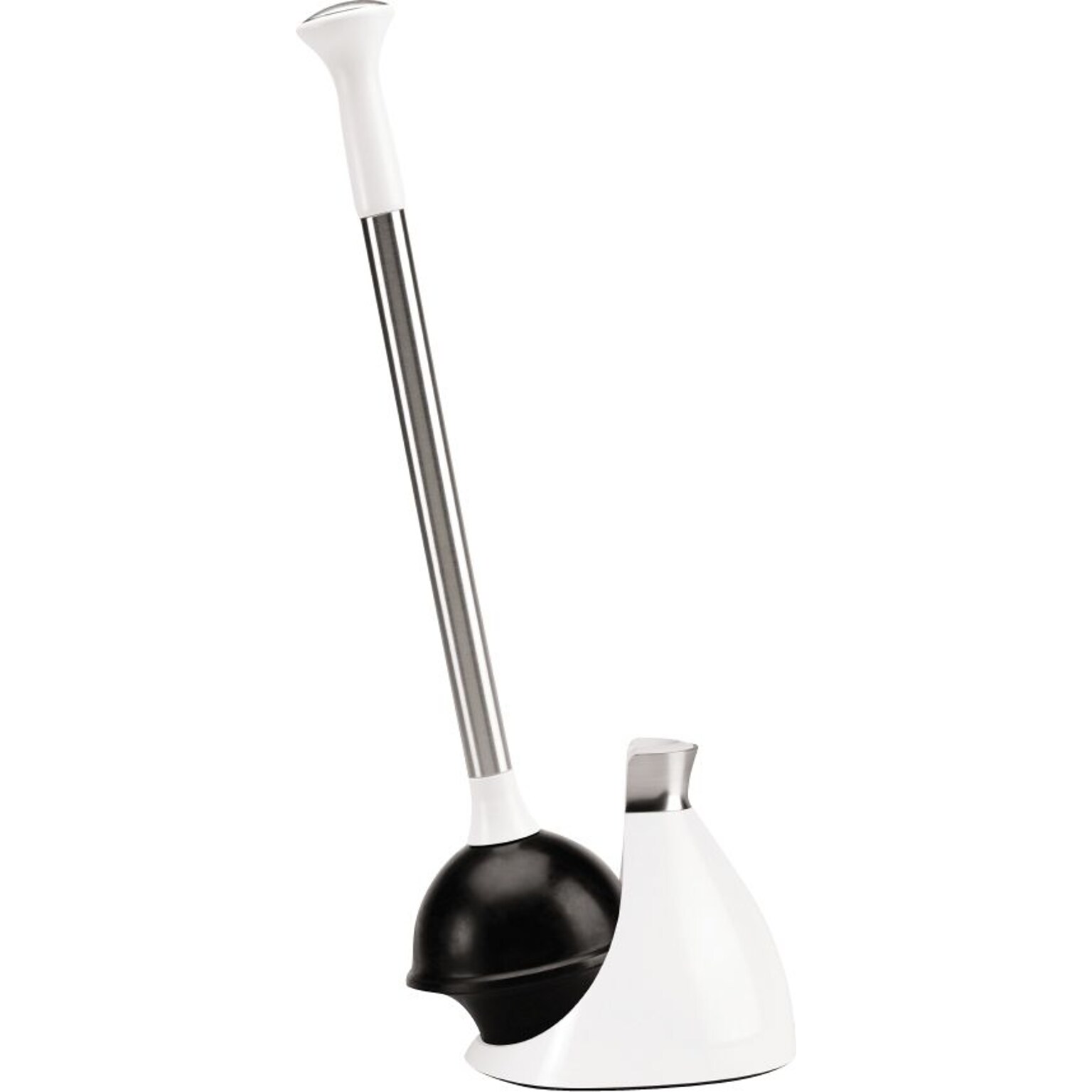 simplehuman® Toilet Plunger, White (BT1085)