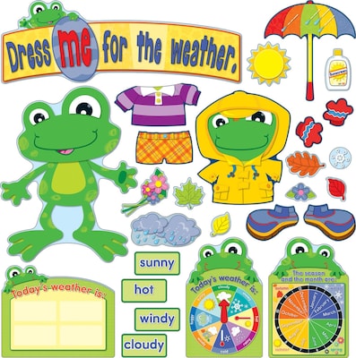 Carson-Dellosa FUNky Frog Weather Bulletin Board Set (110208)