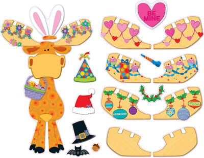 Carson-Dellosa Celebrate with Moose & Friends,  Bulletin Board Set
