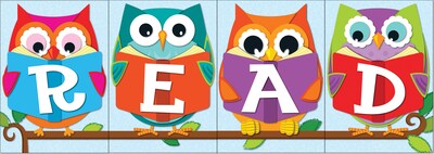 Carson-Dellosa Whooo Loves Reading?,  Bulletin Board Set