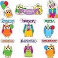 Carson-Dellosa Colorful Owls Birthday, Bulletin Board Set