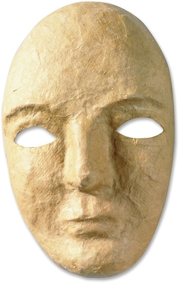 Chenille Kraft Paper Mache Masks