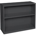 Lorell Fortress Series 2-Shelf 30 Bookcase, Black (LLR41282)