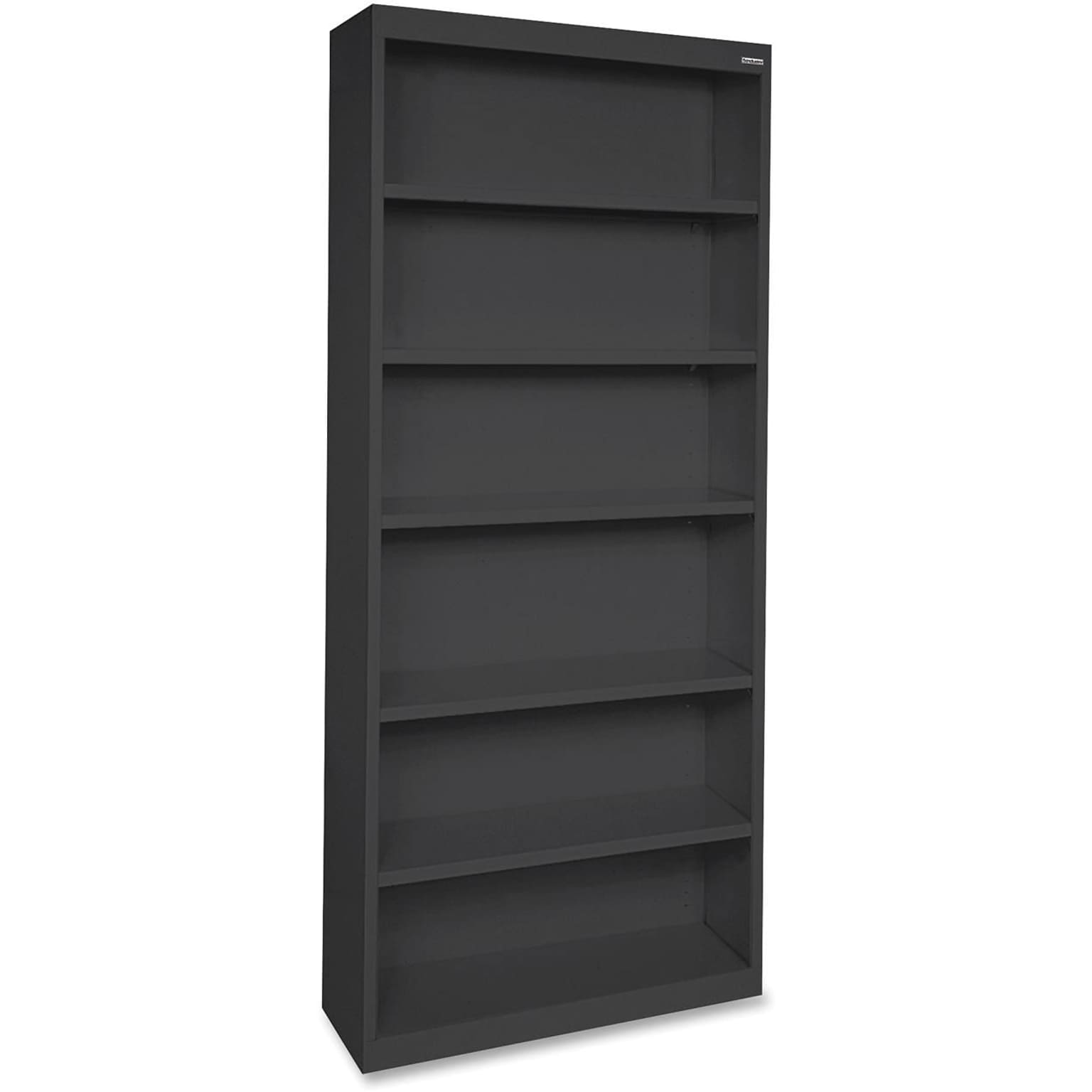 Lorell Fortress Series 6-Shelf 82 Bookcases, Black (LLR41294)