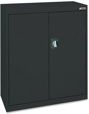 Lorell Fortress Series Storage Cabinets, Black, 3 x Shelf(ves)