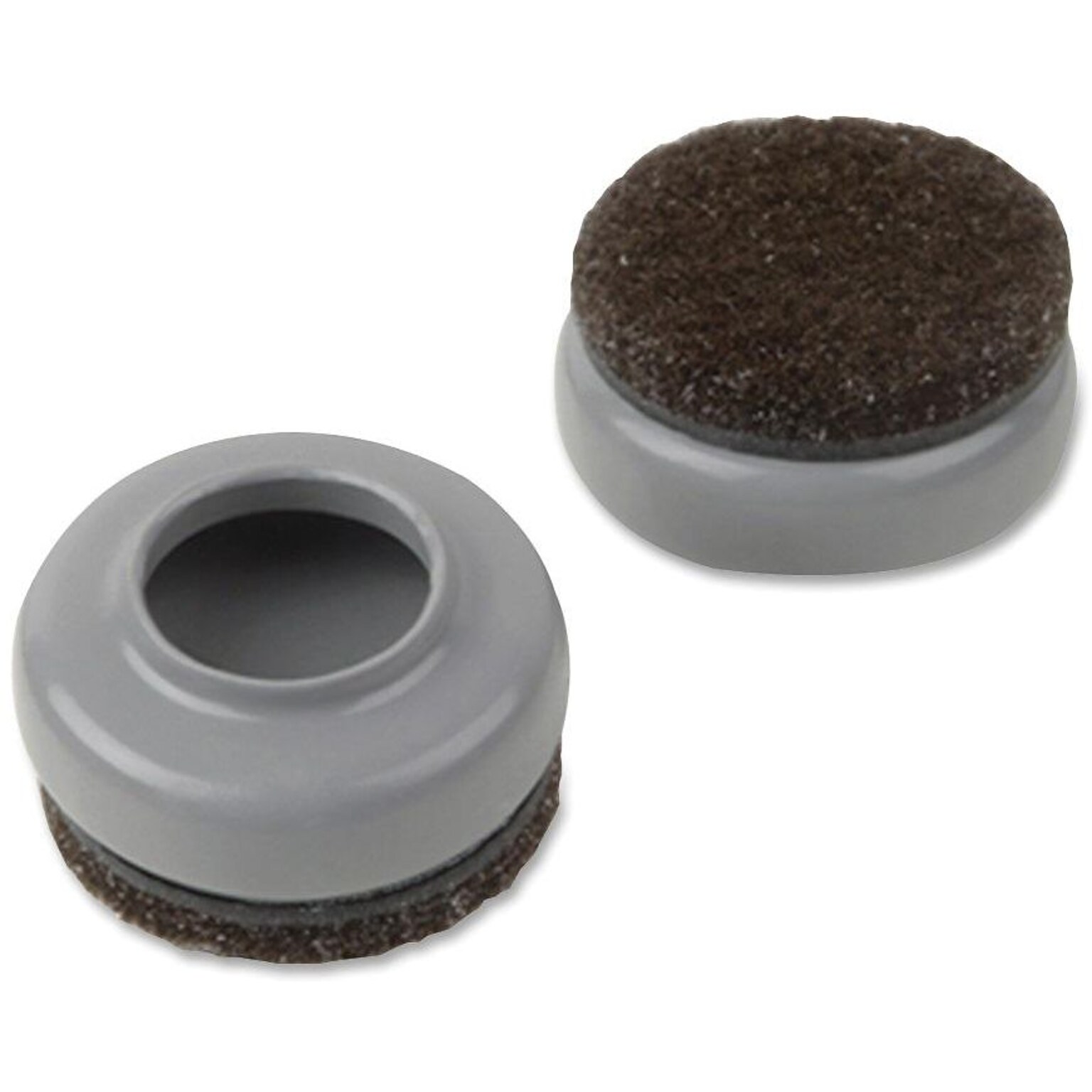 Lorell Slip-Over Floor Savers, Gray, 8/Pack (LLR49317)