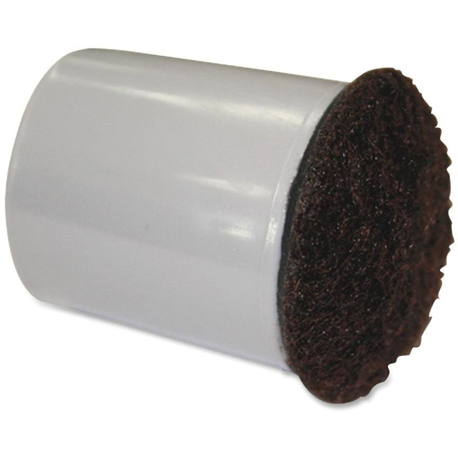 Lorell Replacement Chair Tips with Felt, Gray, 16/Bag (LLR49323)