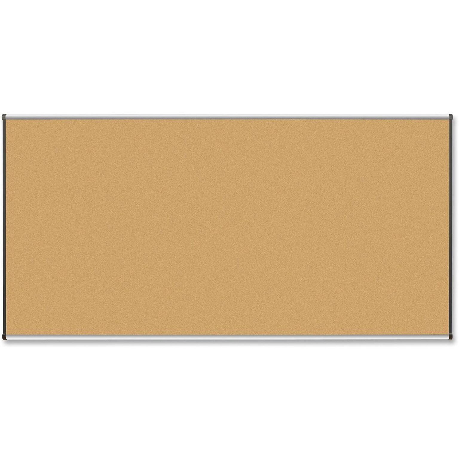 Lorell Satin-Finish Bulletin Board, 8 x 4, Brown (LLR60645)
