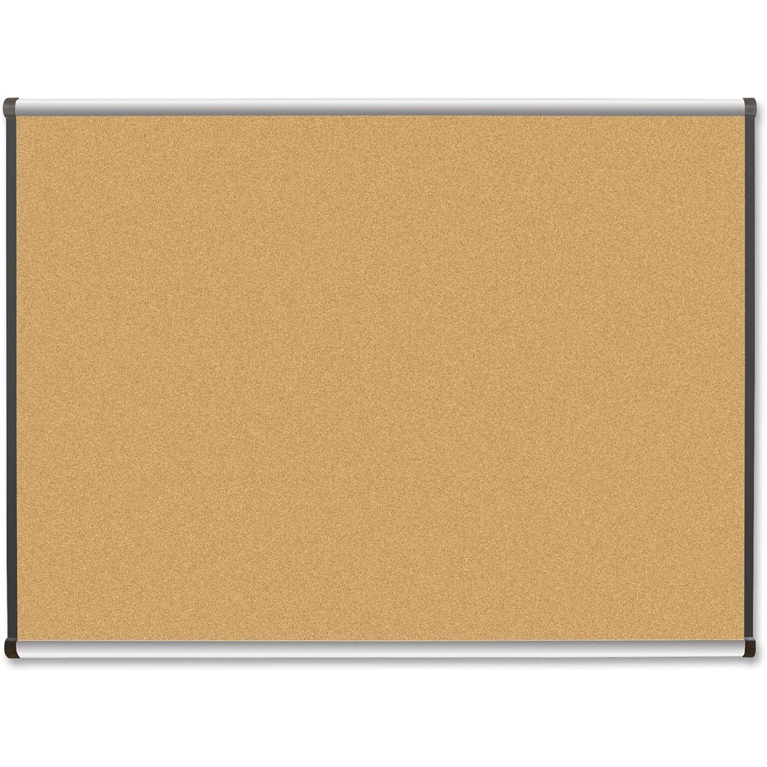 Lorell Satin-Finish Bulletin Board, 4 x 3, Brown (LLR60647)