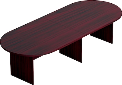 Offices To Go Racetrack Conference Table, American Mahogany, 29 1/2H x 120W x 48D